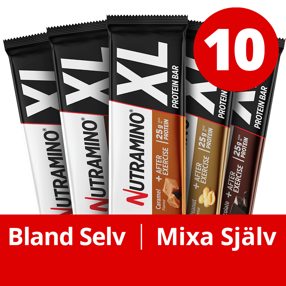 Nutramino XL Proteinbar Mixed Box - 10x74g.