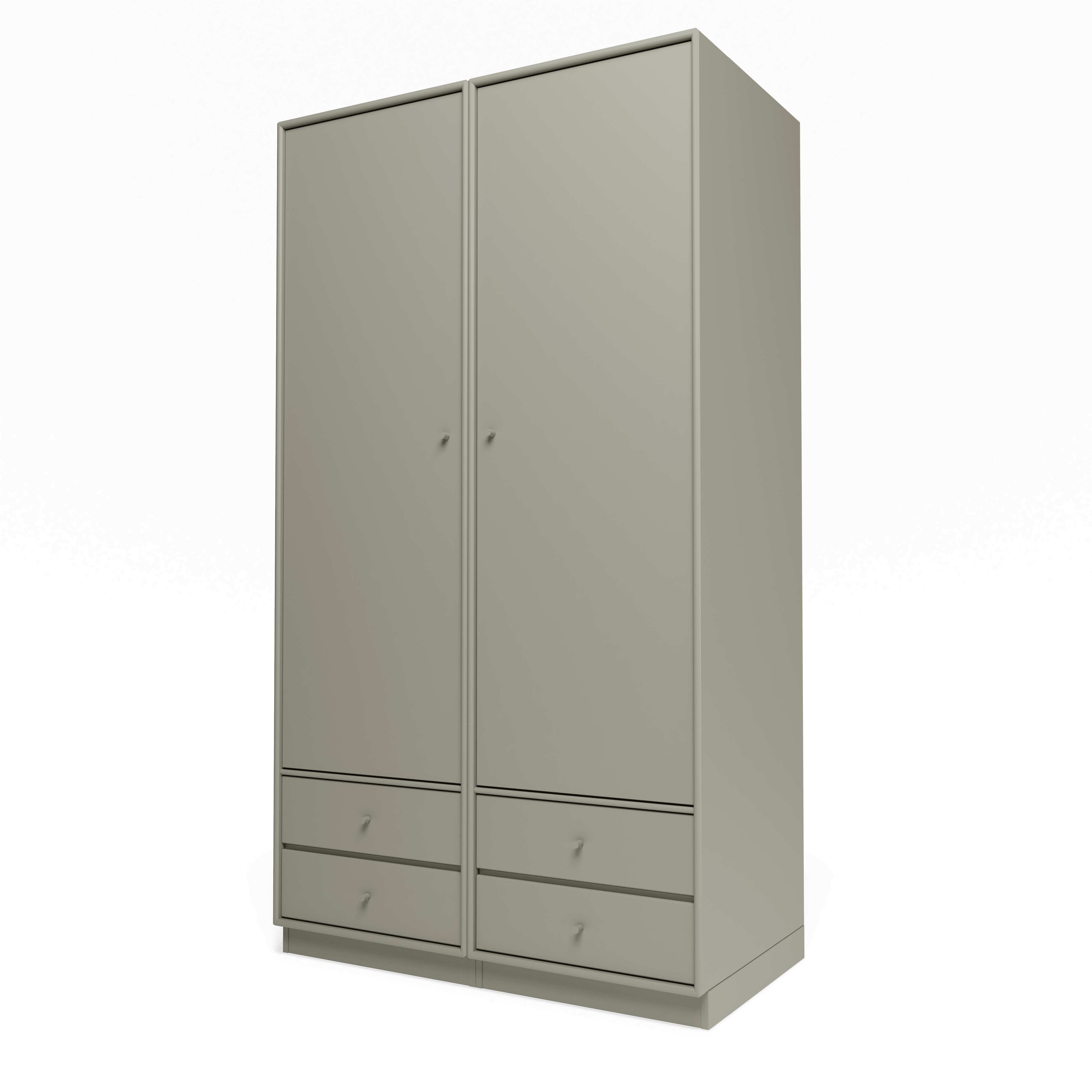 Attire IV garderobe, inkl. sokkel 7 cm fra Montana Fennel - Jacobsen Plus