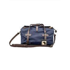 Small Rugged Twill Duffle Bag, Navy