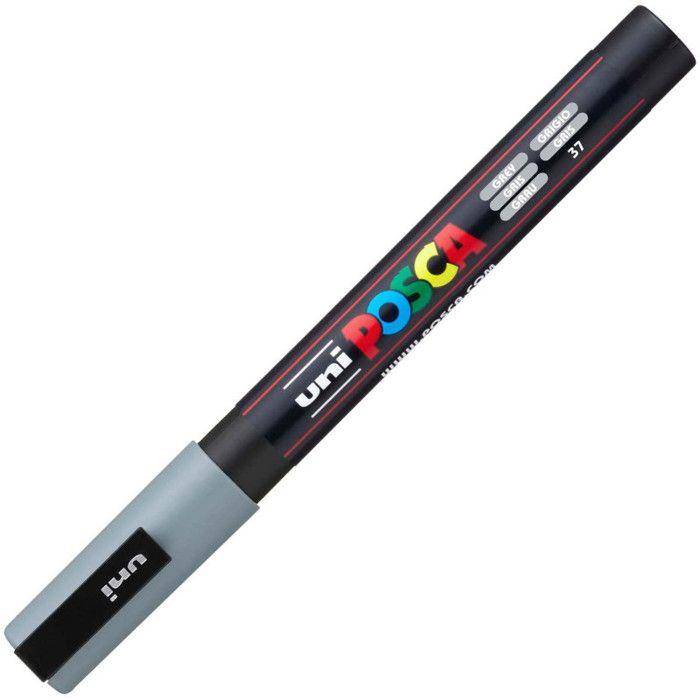 Marker - POSCA - Fine Conical Tip - Water-Based Paint - Grey