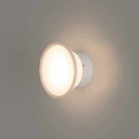 YES Væglampe Opal hvid LED 4W 2700K IP65 Dæmpbar