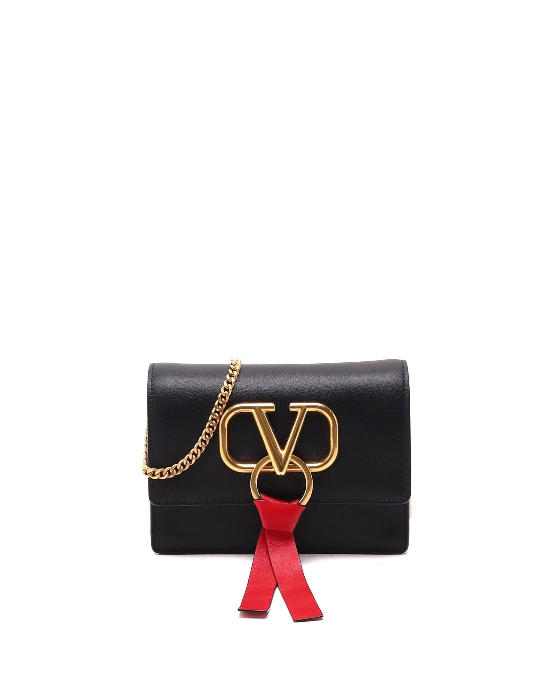 Valentino VRing Mini Bag - Black - One Size