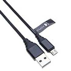 Micro USB Kabel Snabbladdning Nylonflätad laddare Data kabel kompatibel med Lenovo Yoga Tab 8, Tab 2 A7-30, Tab 2 10.1, Tab 2 Pro, Tab 2 8, Tab 3 8, Yoga Tab 10, Tab 2 10, Tab 3 10, Tab 3 Pro (0.5m)