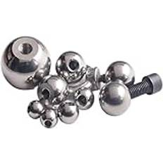 Rustfritt stål, Rostfria lagerkulor Solid rostfritt stål Borrkula Gängkula M6, 5 STK(10MM)