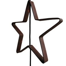 Snoren - Nordic By Hand - Stjerne outline rust medium
