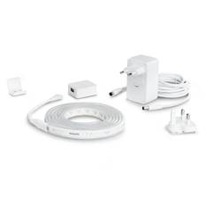 Philips Hue lysstribe Plus V4 EMEA 2 meter med base hvid