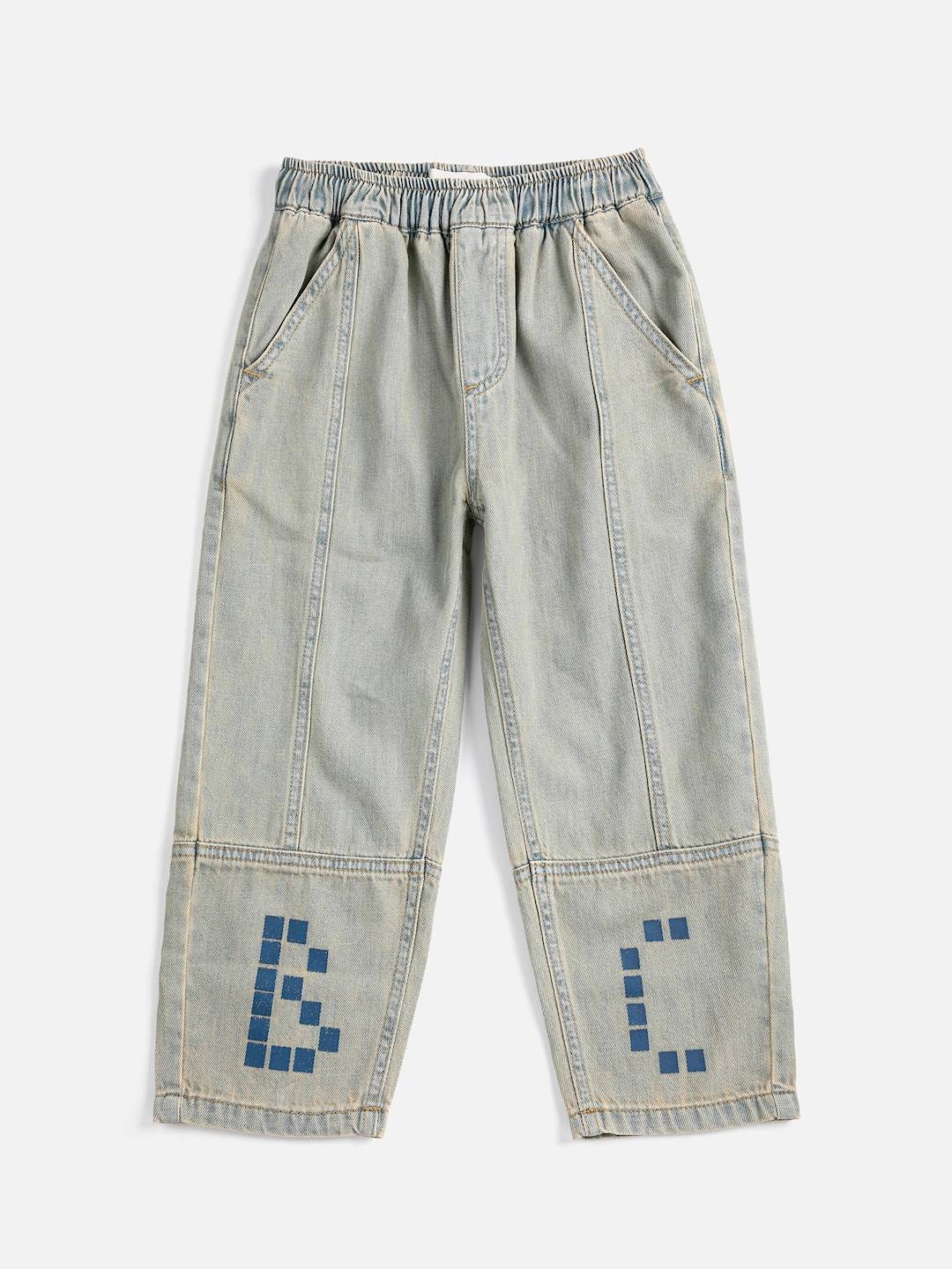 Bobo Choses Square Bobo Choses Denim-bukser Prussian Blue Prussian Blue 8-9 Y Blå 8-9 år Drenge