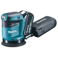 Makita DBO180T excentersliber inkl. 1x5,0 Ah batteri