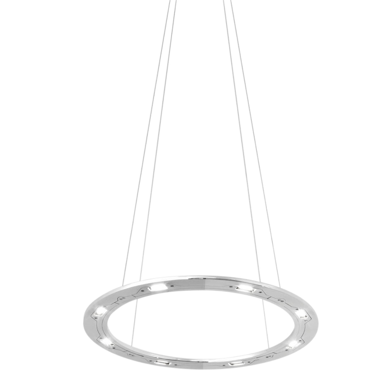 Piani Rondo pendel BYOK - 48 cm / Uplight / Sort mat eloxiert