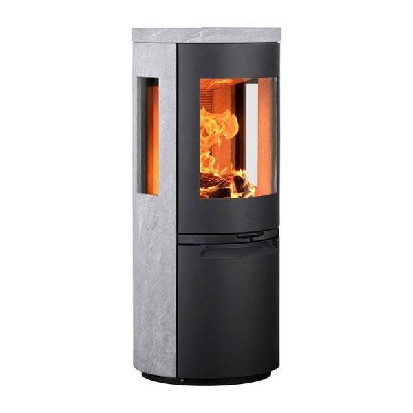 Braskamin Scan-Line 900 sidoglas (Välj modell:: Scan-Line 900 sidoglas- Komplett Limestone)
