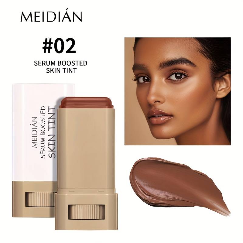 TEMU Concealer And Foundation Stick, Covers Dark Circles, Waterproof And Sweat-resistant, Flawless-looking Makeup, With Plant Squalane