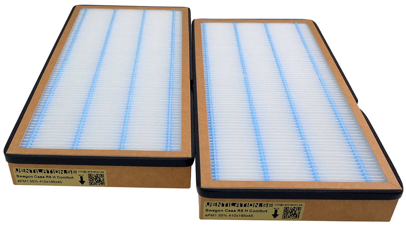 Ventilationsfilter Swegon Casa R5/R5H Comfort och FREE-H/V90 Eko