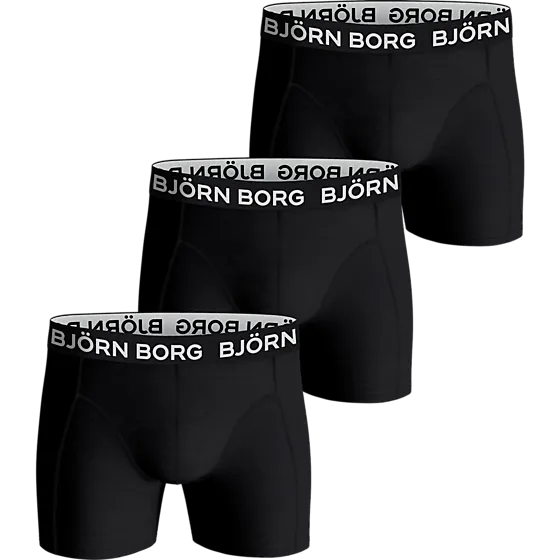 Björn Borg J Cotton Stretch Boxer 3P Underkläder - 146-152