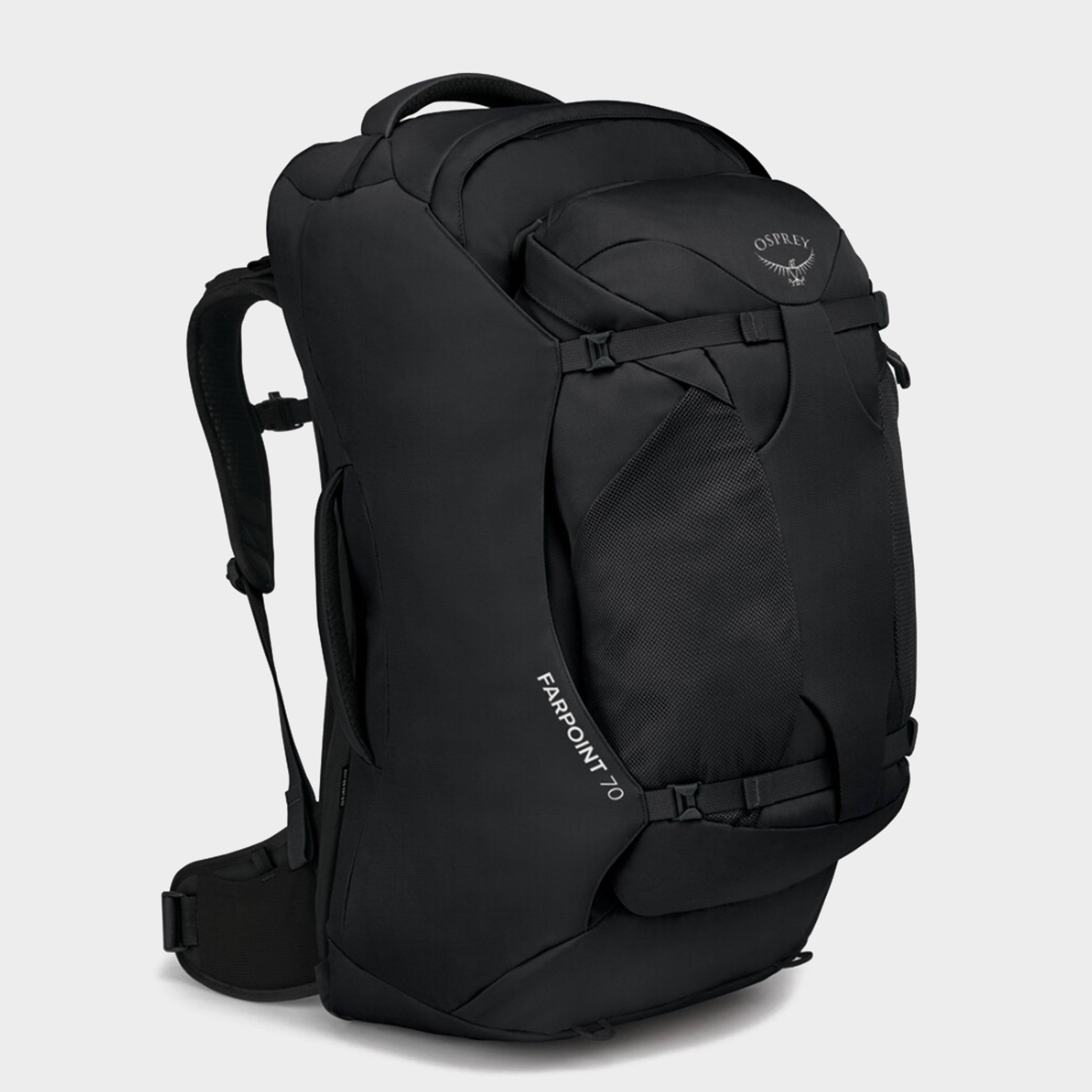 Osprey Farpoint 70 Litre Travel Backpack, Black