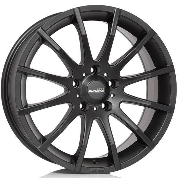 Europe Rom Black Matt - 7/16 5/110 ET40 B65.1