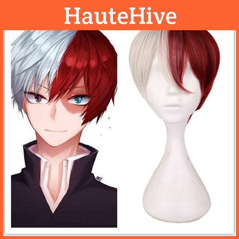 Autentisk Shoto Todoroki Cosplay Kostym Uniform cm white