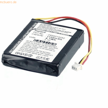 k.A. Akku für Tomtom Start 60 Li-Ion 3,7 Volt 900 mAh schwarz