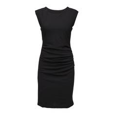 India Round-Neck Dress Kort Kjole Black Kaffe