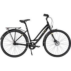 SCO Premium Comfort Dame cykel 7 gear 28" 2023 - sort (På lager i et varehus)