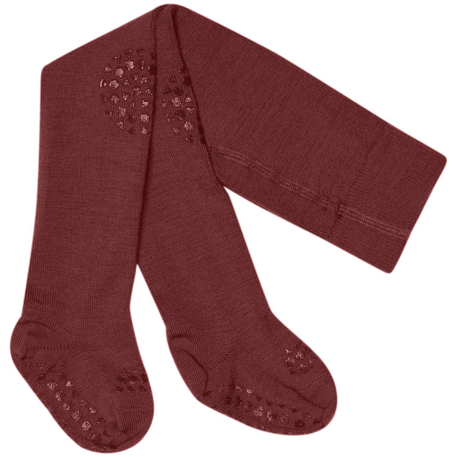 Gobabygo Grape Skin Crawling Strømpebukser Merino Uld Str. 6-12 mdr