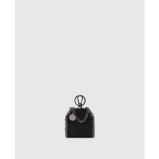 Stella McCartney - Falabella Air Pods Case Keyring, Woman, Black