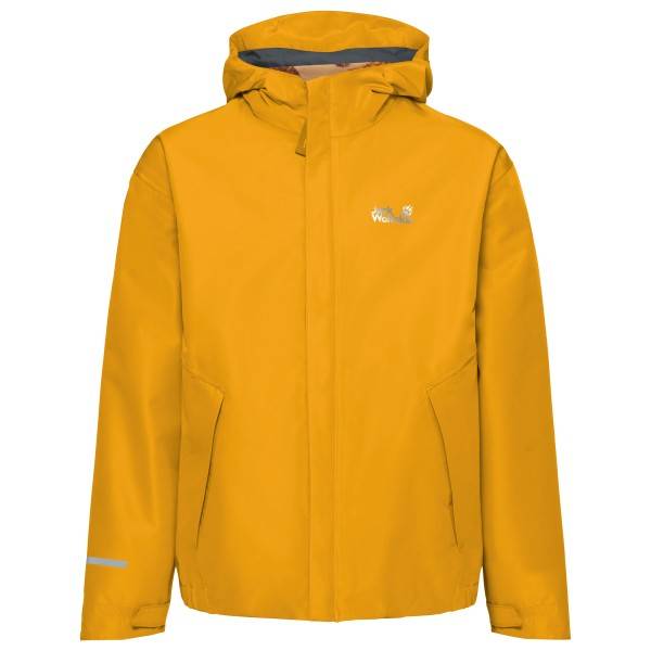 Jack Wolfskin Kid's Iceland 3in1 Print Jacket Dubbeljacka Barn Storlek 152 Färg orange