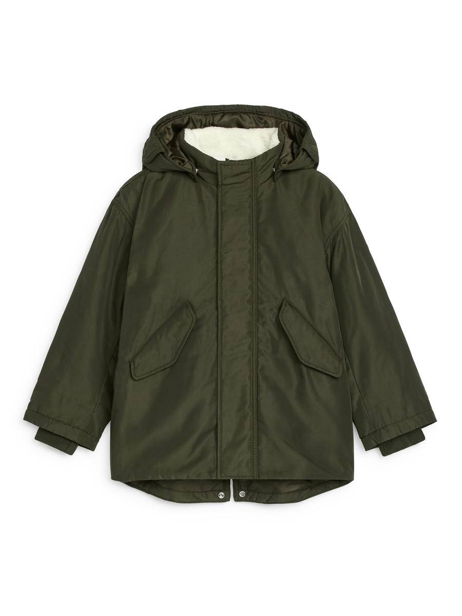 ARKET Vadderad Parkas -Grön, 128