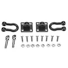 XIASABA RC Car Trailer Buckle 4PCS Lock Catch for RC Climbing Crawler Car Assemble Replace Parts Car model accessory (Black)