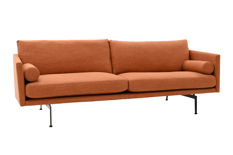 Bröderna Andersson - Aston Soffa (3,5-Sits, Prisgrupp 3, Trä - Mahogny)
