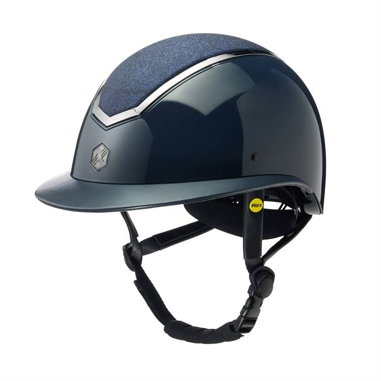 Charles Owen Kylo Ridhjälm Gloss Mips Wide Peak Solskärm - Marin - 55-58 cm