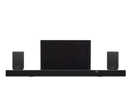 Klipsch Flexus Core 300 med surrounder och DLS Flatsub, hemmabiopaket 7.1.4