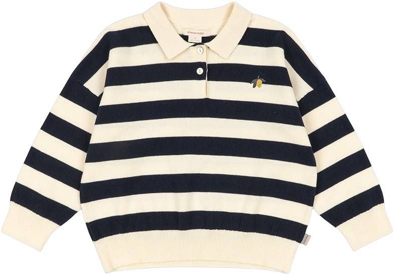 Konges Sløjd Manis Knit Polo Stl. 6Y unisex - Pikétröjor Från Magasin - P25023 (6Y)