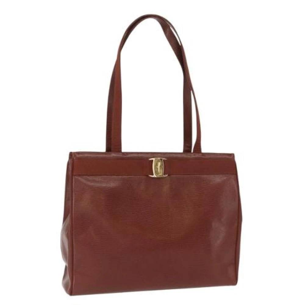 Salvatore Ferragamo Pre-owned - Pre-owned Tote Bag Vintage - Dam - ONE Size - Läder