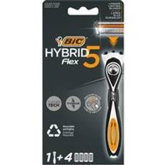 Bic Hybrid 5 Flex Razor &amp; Razor Blades 1 st + 4 st