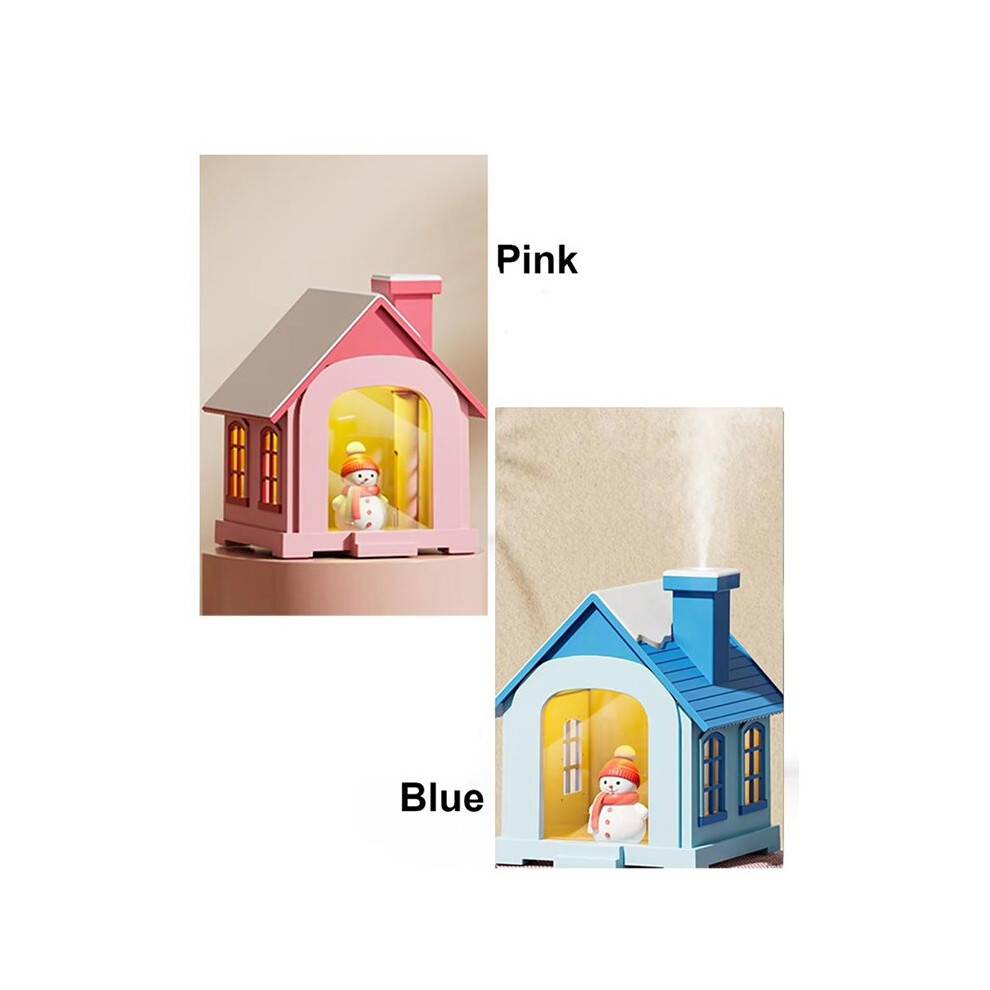 Air Humidifier 500ml Small Home Humidifier Mist Maker Large Capacity Desktop USB Humidifier with LED Light for Bedroom B