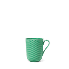 Lyngby Porcelæn Rhombe Color Krus med hank 33 cl grøn