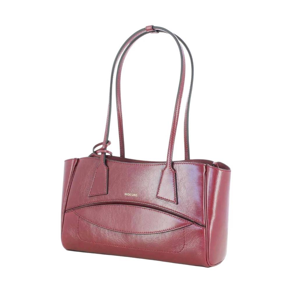 Hidesins Skuldertaske - Tasker - Dame - Rød - ONE SIZE - Uld