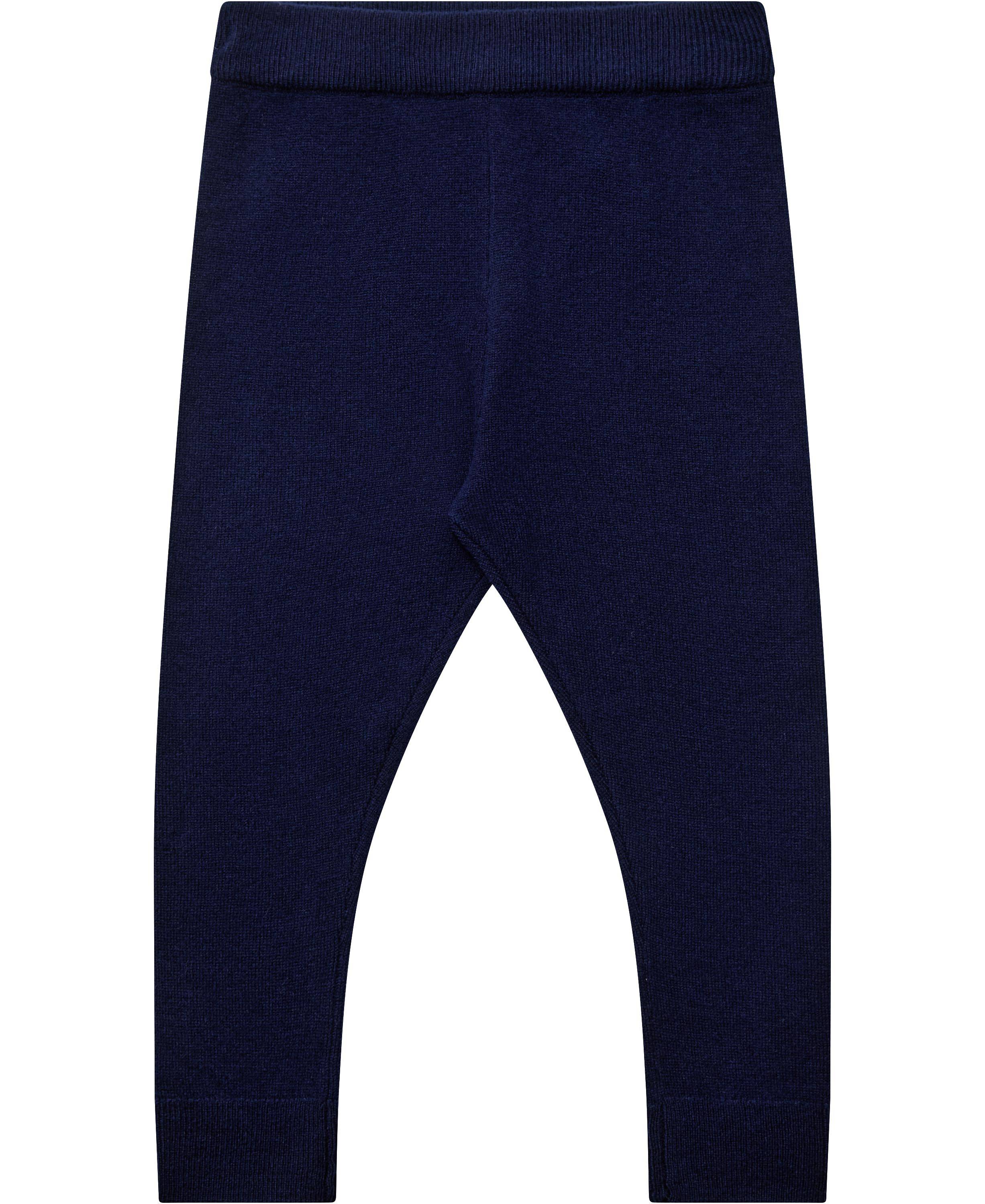 Magasin Strikka RWS Wool & Cashmere Baby Pants Str 12 mdr / 80 cm Cashmere Navy Leggings.