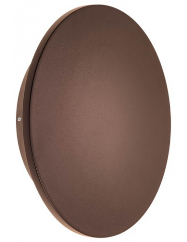 TANIT Væglampe i aluminium og polycarbonat Ø24 cm 1 x 18W SMD LED - Mat corten