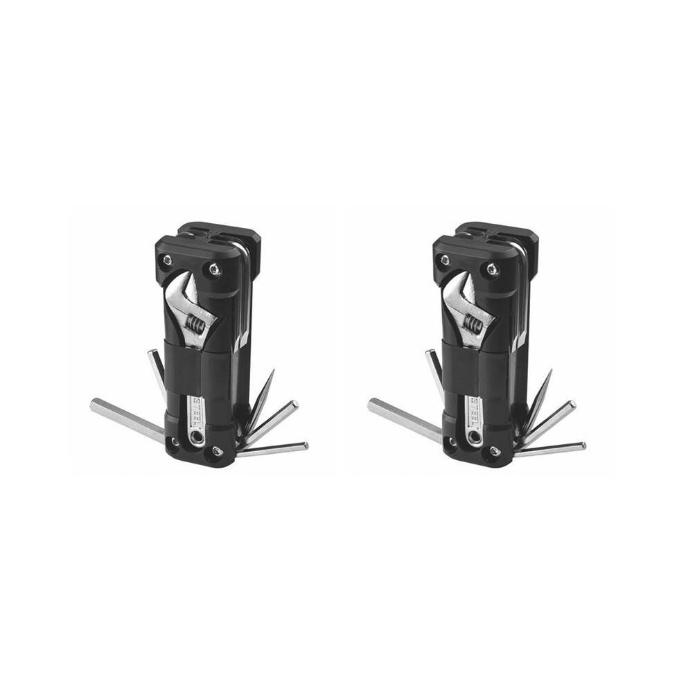 2X Bicycle Multifunction Tool Kits Multitool Tire Repair Tool Set with Screwdriver Chain