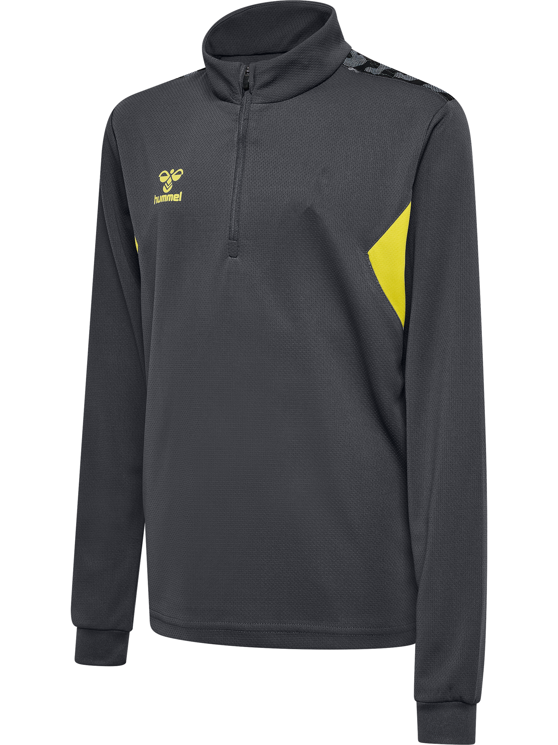 Hummel - Authentic Half Zip Sweat Kids | Grey | Midlayer | Børn | Str. 152 - Hurtig levering 1-2 hverdage
