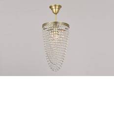 Sofia Kristallplafond 20Cm, Antikmässing