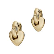 Emporio Armani Gold-Tone Brass Hoop Women's Earrings EGS3266710