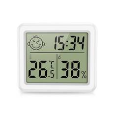 Opgraderet indendørs termometer hygrometer, digital rumtemperatur hygrometer, mini temperaturmåler fugtighedsmåler til hjemmet