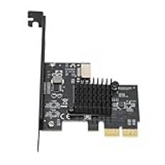 USB3.2 Typ E Front Panel Internt Expansionskort, 10 Gbps Höghastighetsöverföring, ASMEDIA ASM3142, Key A Type E PCI E 3.0 2x, 10, 32/64bit Support (Gränssnitt till höger PCI E 2X)