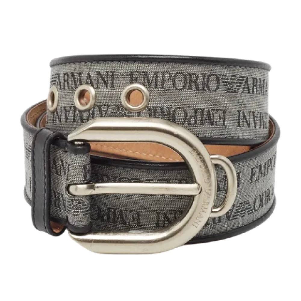 Armani Pre-owned Pre-owned Stof baelter - - Vintage - Herre - Grå - ONE SIZE - Tyl - Pre-owned Stof baelter