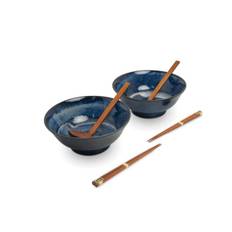 Edo Japan Ramen bowl Set Izayoi 6 dele Ø22 cm. - Gavesæt og æsker