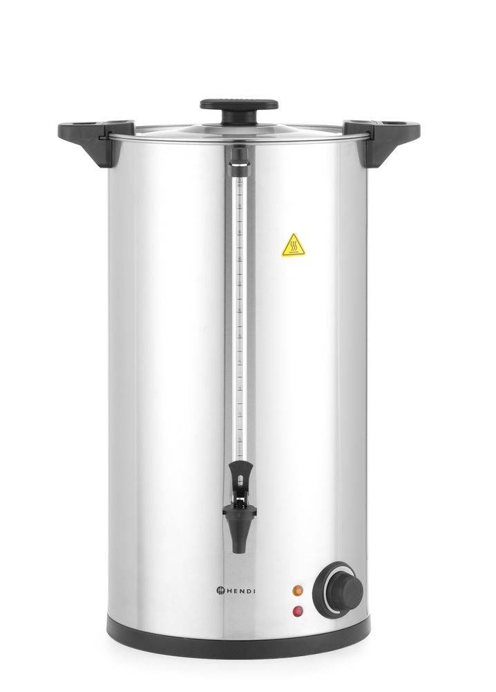 Varmtvandsdispenser enkeltvægget, HENDI, 200 kopper på 65 min., 30L, 230V/2500W, 415x382x(H)620mm - 211151