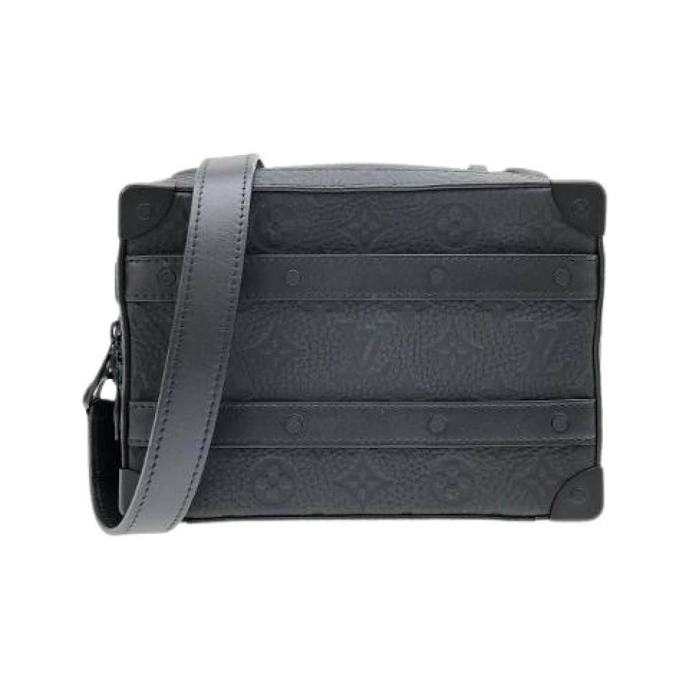 Louis Vuitton Vintage Pre-owned Soft Trunk 2way Skuldertaske - Vintage - Dame - Sort - ONE SIZE - Uld