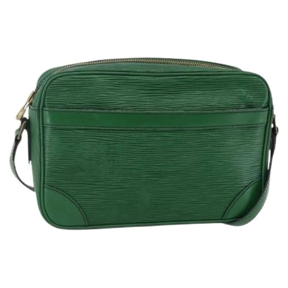 Louis Vuitton Vintage Pre-owned Laeder louis-vuitton-tasker - Vintage - Dame - Grøn - ONE SIZE - Tyl